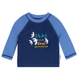 2-Piece Baby & Toddler Boys Blue Birds Rashguard & Trunks Set-Gerber Childrenswear Wholesale