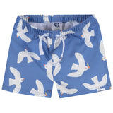 2-Piece Baby & Toddler Boys Blue Birds Rashguard & Trunks Set-Gerber Childrenswear Wholesale