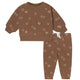 2-Piece Baby & Toddler Boys Brown Horseshoe Fleece Outfit Set-Gerber Childrenswear Wholesale
