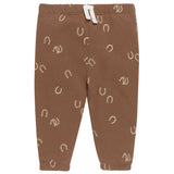 2-Piece Baby & Toddler Boys Brown Horseshoe Fleece Outfit Set-Gerber Childrenswear Wholesale