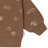 2-Piece Baby & Toddler Boys Brown Horseshoe Fleece Outfit Set-Gerber Childrenswear Wholesale
