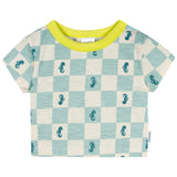 2-Piece Baby & Toddler Boys Green Seahorse T-Shirt and Shorts Set-Gerber Childrenswear Wholesale