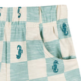 2-Piece Baby & Toddler Boys Green Seahorse T-Shirt and Shorts Set-Gerber Childrenswear Wholesale