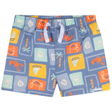 2-Piece Baby & Toddler Boys Green Stamps Rashguard & Trunks Set-Gerber Childrenswear Wholesale