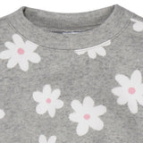 2-Piece Baby & Toddler Girls Big Daisies Fleece Outfit Set-Gerber Childrenswear Wholesale