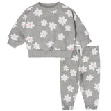 2-Piece Baby & Toddler Girls Big Daisies Fleece Outfit Set-Gerber Childrenswear Wholesale
