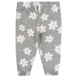 2-Piece Baby & Toddler Girls Big Daisies Fleece Outfit Set-Gerber Childrenswear Wholesale