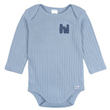 2-Piece Baby Boys Blue Bodysuit and Pant Set-Gerber Childrenswear Wholesale