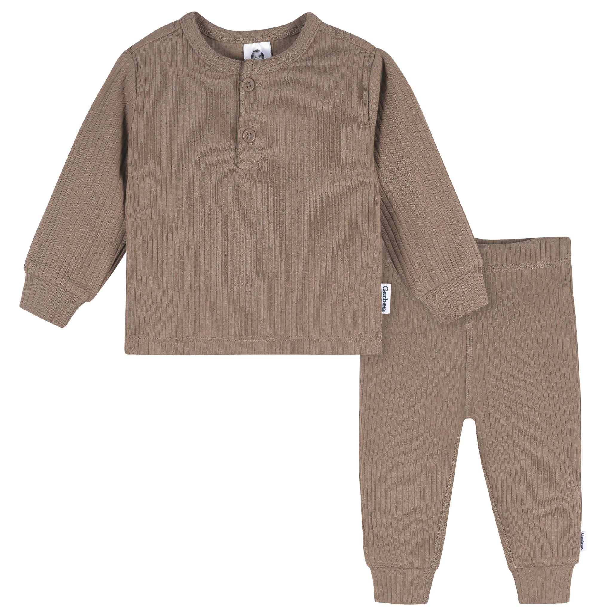 2-Piece Baby Boys Leafless Tree Top and Active Pant Set-Gerber Childrenswear Wholesale
