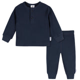 2-Piece Baby Boys Blue Nights Top and Active Pant Set-Gerber Childrenswear Wholesale
