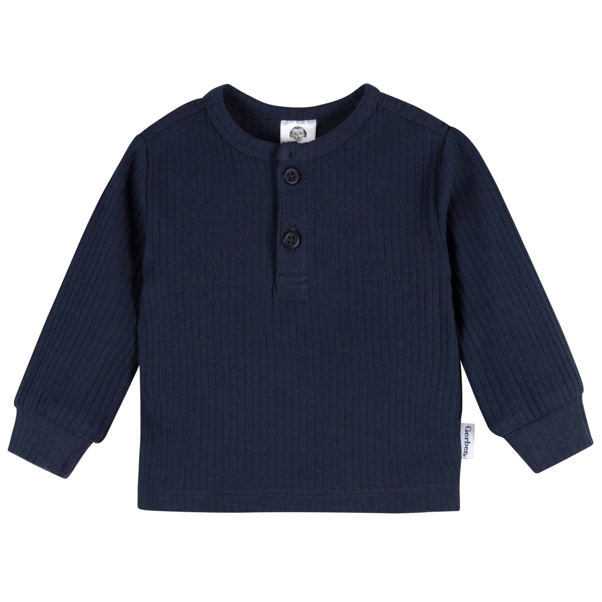 2-Piece Baby Boys Blue Nights Top and Active Pant Set-Gerber Childrenswear Wholesale