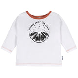 2-Piece Baby Boys White Top & Joggers-Gerber Childrenswear Wholesale