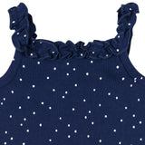 2-Piece Baby Girls Navy Bodysuit & Shorts Set-Gerber Childrenswear Wholesale