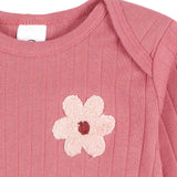 2-Piece Baby Girls Rose Bodysuit and Pant Set-Gerber Childrenswear Wholesale