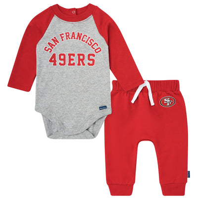 2-Piece Baby Neutral 49ers Onesies® Bodysuit and Jogger Set-Gerber Childrenswear Wholesale