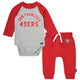2-Piece Baby Neutral 49ers Onesies® Bodysuit and Jogger Set-Gerber Childrenswear Wholesale