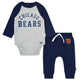 2-Piece Baby Neutral Chicago Bears Bodysuit and Jogger Set-Gerber Childrenswear Wholesale
