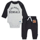 2-Piece Baby Neutral Cincinatti Bengals Bodysuit and Jogger Set-Gerber Childrenswear Wholesale