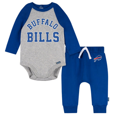 2-Piece Baby Neutral Buffalo Bills Bodysuit and Jogger Set-Gerber Childrenswear Wholesale