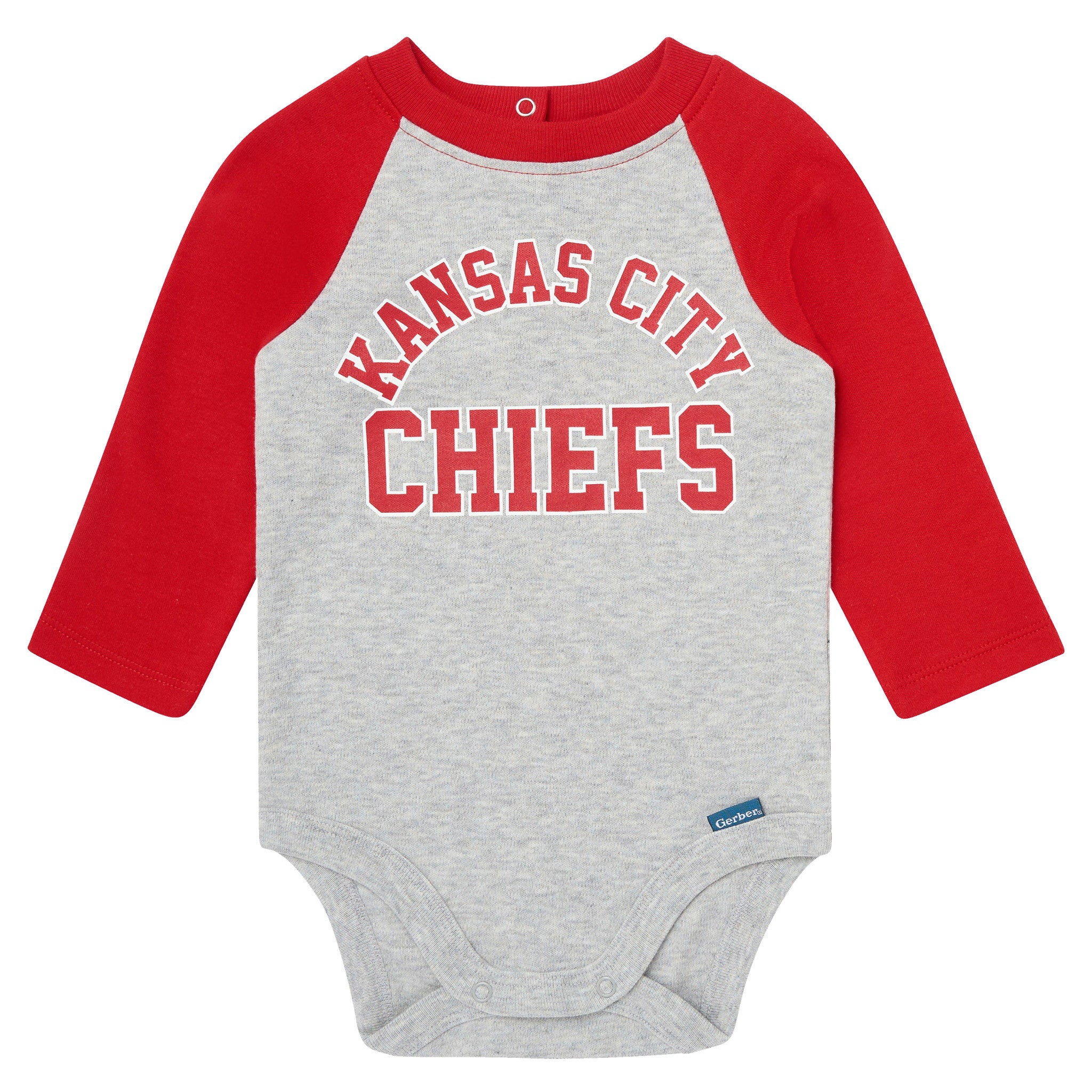 2-Piece Baby Neutral Kansas City Chiefs Bodysuit and Jogger Set-Gerber Childrenswear Wholesale