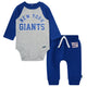 2-Piece Baby Neutral New York Giants Bodysuit and Jogger Set-Gerber Childrenswear Wholesale