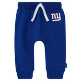 2-Piece Baby Neutral New York Giants Bodysuit and Jogger Set-Gerber Childrenswear Wholesale