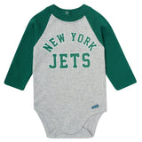 2-Piece Baby Neutral New York Jets Bodysuit and Jogger Set-Gerber Childrenswear Wholesale