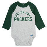 2-Piece Baby Neutral Green Bay Packers Bodysuit and Jogger Set-Gerber Childrenswear Wholesale