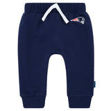 2-Piece Baby Neutral New England Patriots Bodysuit and Jogger Set-Gerber Childrenswear Wholesale