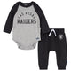 2-Piece Baby Neutral Las Vegas Raiders Bodysuit and Jogger Set-Gerber Childrenswear Wholesale