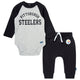 2-Piece Baby Neutral Pittsburgh Steelers Bodysuit and Jogger Set-Gerber Childrenswear Wholesale