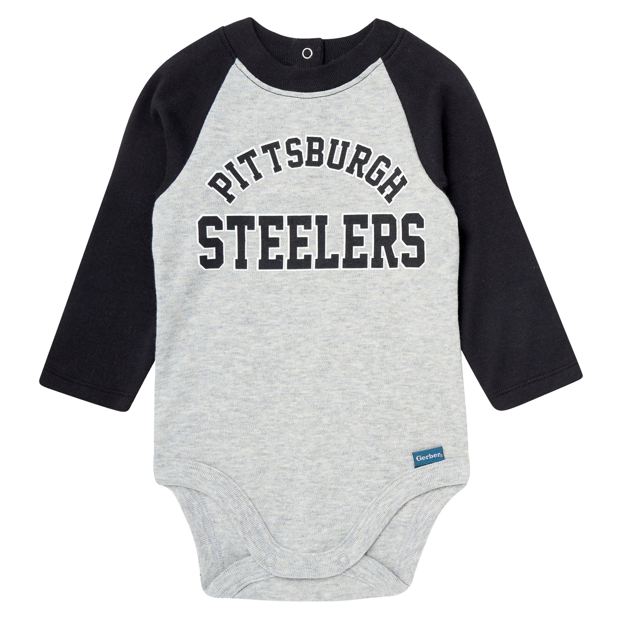2-Piece Baby Neutral Pittsburgh Steelers Bodysuit and Jogger Set-Gerber Childrenswear Wholesale