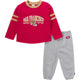 2-Piece Infant & Toddler Boys 49ers Shirt and Sweat pant Set-Gerber Childrenswear Wholesale