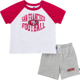 2-Piece Infant & Toddler Boys 49ers T-Shirt and Shorts Set-Gerber Childrenswear Wholesale