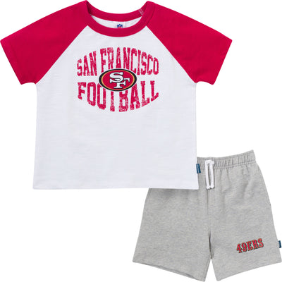 2-Piece Infant & Toddler Boys 49ers T-Shirt and Shorts Set-Gerber Childrenswear Wholesale