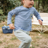 2-Piece Infant & Toddler Boys Grey Top & Jogger Set-Gerber Childrenswear Wholesale