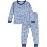 2-Piece Infant & Toddler Boys Blue Tools Cotton Pajama Set-Gerber Childrenswear Wholesale