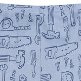 2-Piece Infant & Toddler Boys Blue Tools Cotton Pajama Set-Gerber Childrenswear Wholesale