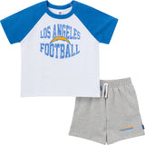 2-Piece Infant & Toddler Boys Los Angeles Chargers T-Shirt and Shorts Set-Gerber Childrenswear Wholesale