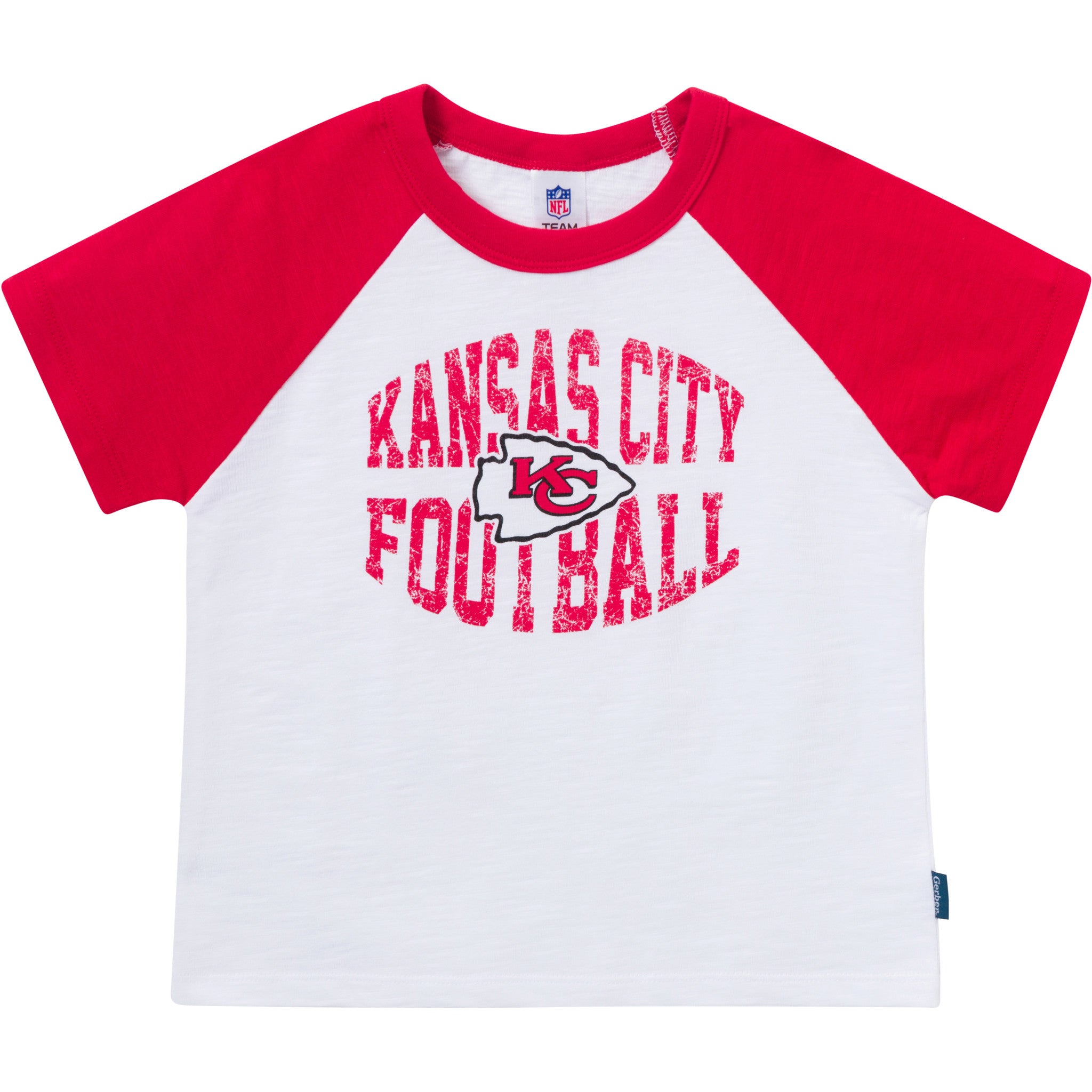 2-Piece Infant & Toddler Boys Kansas City Chiefs T-Shirt and Shorts Set-Gerber Childrenswear Wholesale
