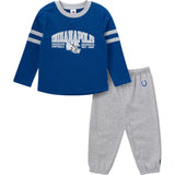 2-Piece Infant & Toddler Boys Indianapolis Colts Shirt and Sweatpant Set-Gerber Childrenswear Wholesale