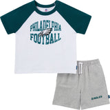 2-Piece Infant & Toddler Boys Philadelphia Eagles T-Shirt and Shorts Set-Gerber Childrenswear Wholesale