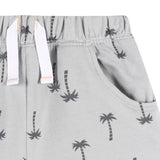 2-Piece Infant & Toddler Boys Grey Henley Top and Shorts Set-Gerber Childrenswear Wholesale