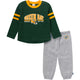 2-Piece Infant & Toddler Boys Green Bay Packers Shirt and Sweatpant Set-Gerber Childrenswear Wholesale