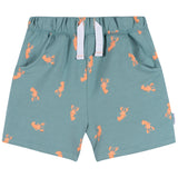 2-Piece Infant & Toddler Boys Peach Henley Top and Shorts Set-Gerber Childrenswear Wholesale