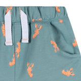 2-Piece Infant & Toddler Boys Peach Henley Top and Shorts Set-Gerber Childrenswear Wholesale