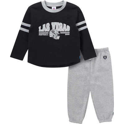 2-Piece Infant & Toddler Boys Las Vegas Raiders Shirt and Sweatpant Set-Gerber Childrenswear Wholesale