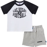 2-Piece Infant & Toddler Boys Las Vegas Raiders T-Shirt and Shorts Set-Gerber Childrenswear Wholesale