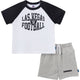 2-Piece Infant & Toddler Boys Las Vegas Raiders T-Shirt and Shorts Set-Gerber Childrenswear Wholesale