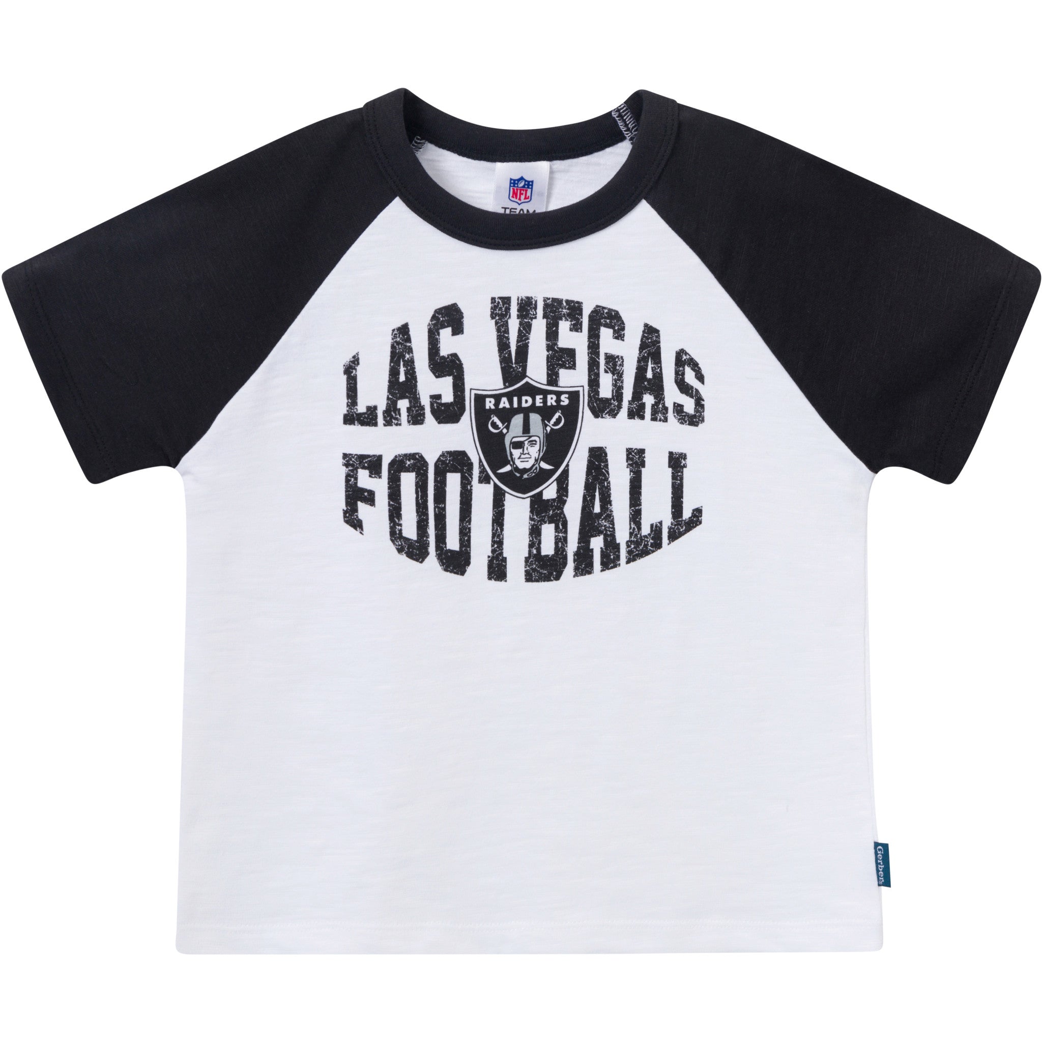 2-Piece Infant & Toddler Boys Las Vegas Raiders T-Shirt and Shorts Set-Gerber Childrenswear Wholesale